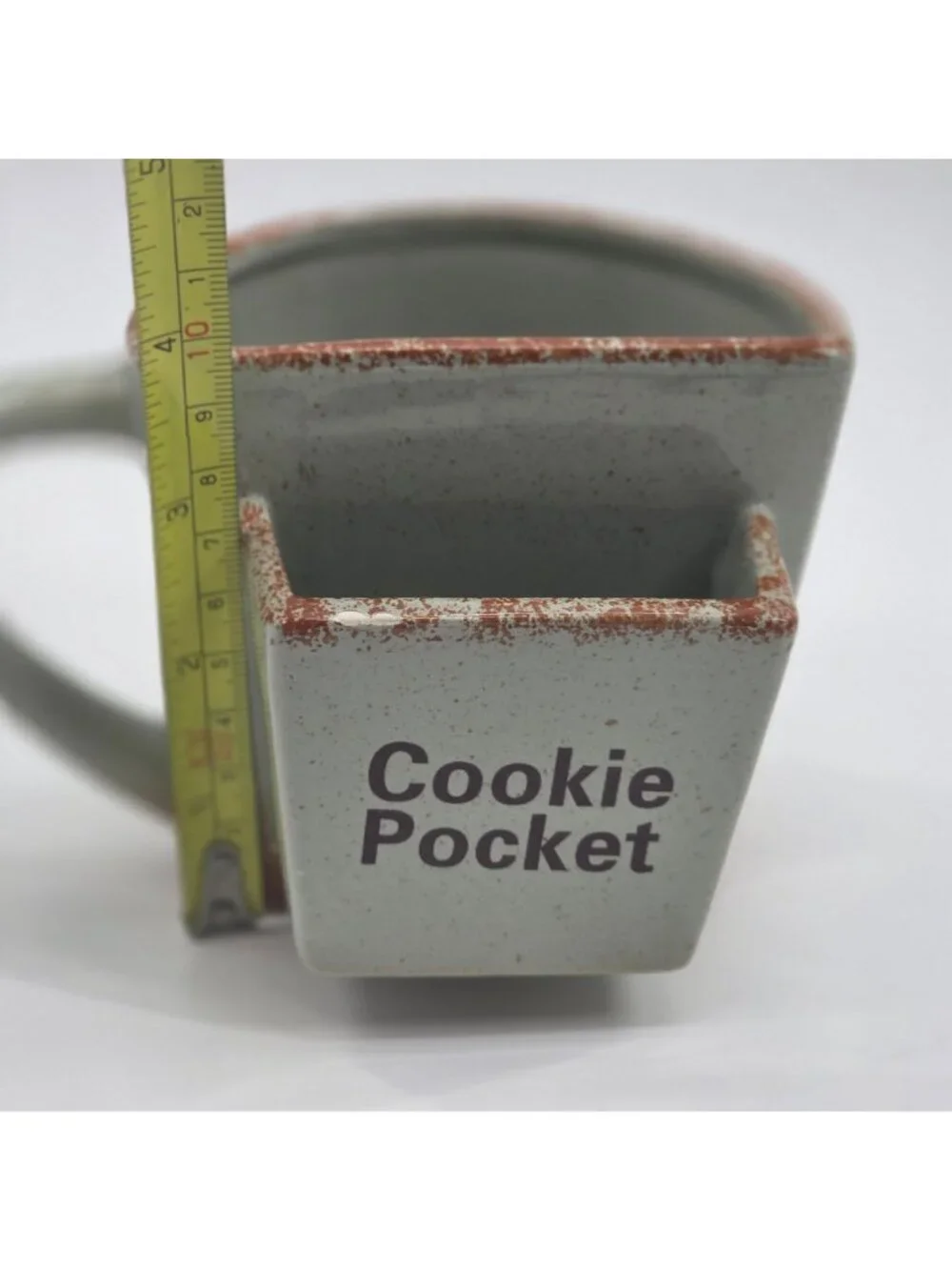 Cookie Pocket Mug-High Heat Resistant Ceramic, for Coffee, Tea, Cocoa 10oz